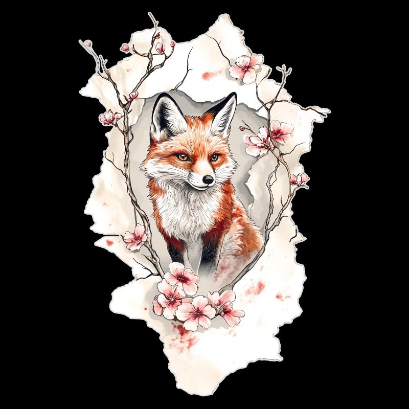 Fleurs de cerisier renard