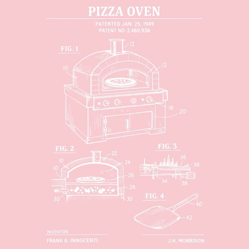 Plan de brevet pour four à pizza