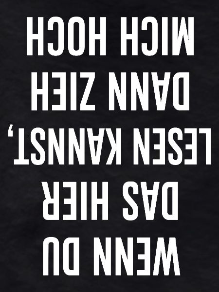 White Capital Letter Statement