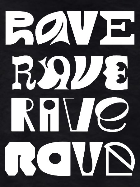 Rave Typography