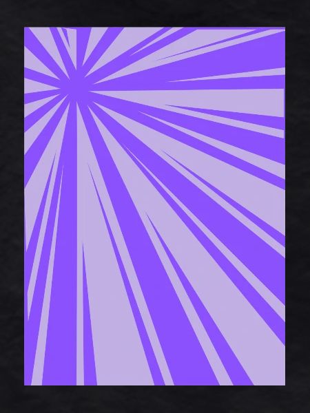 Violette Pulsationsgrafik