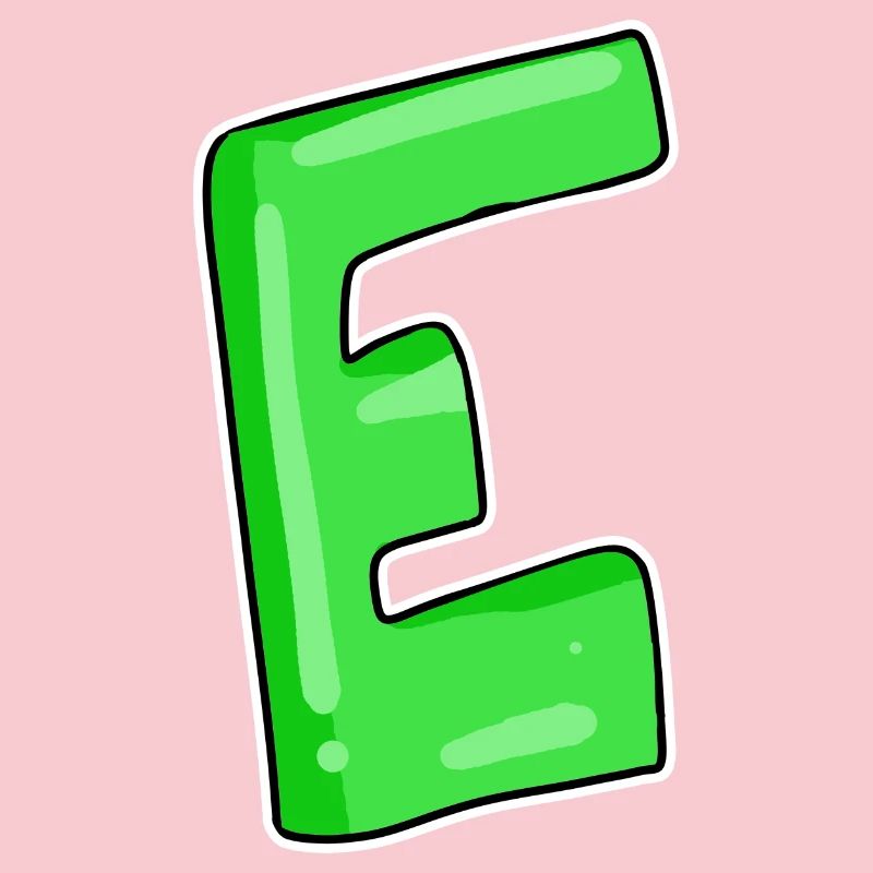 Letter E Initial point