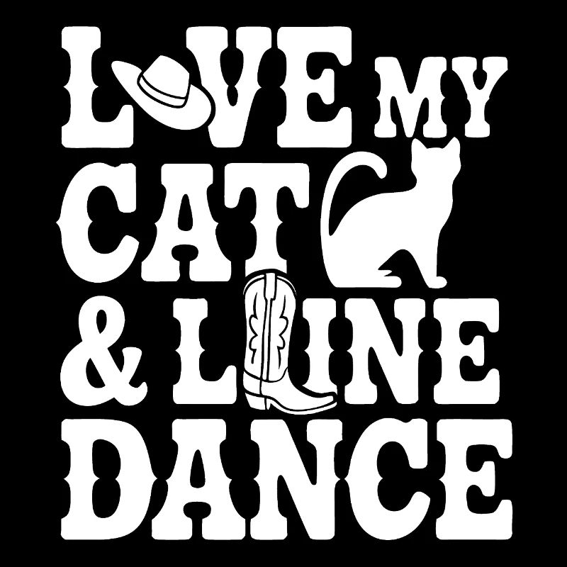 Ich liebe meine Katze und Line Dance