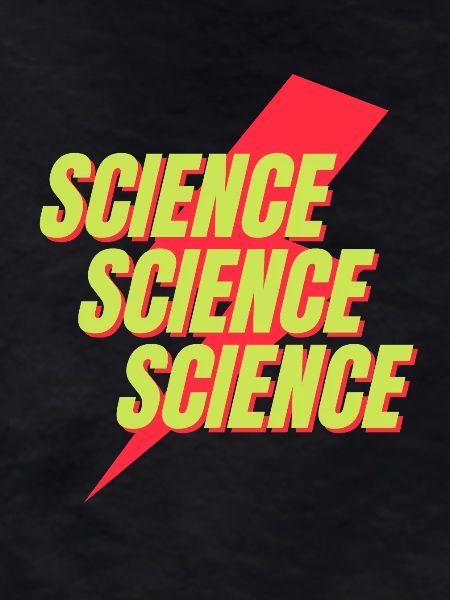 Neon Science Bolt Design