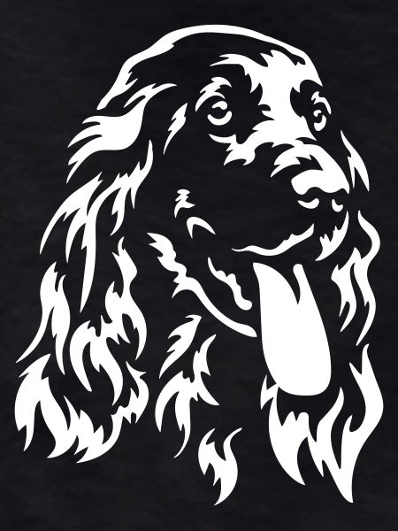 Cocker Spaniel Head "Black Edition"