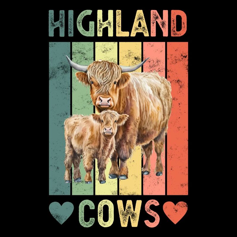 Vache bovine écossaise des Highlands