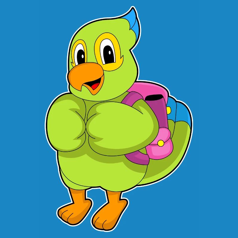 Parrot Student Backpack School