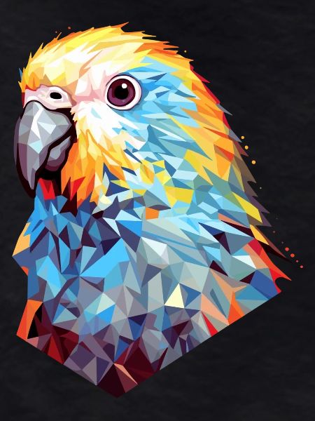 Budgie Polygon Bird Budgies