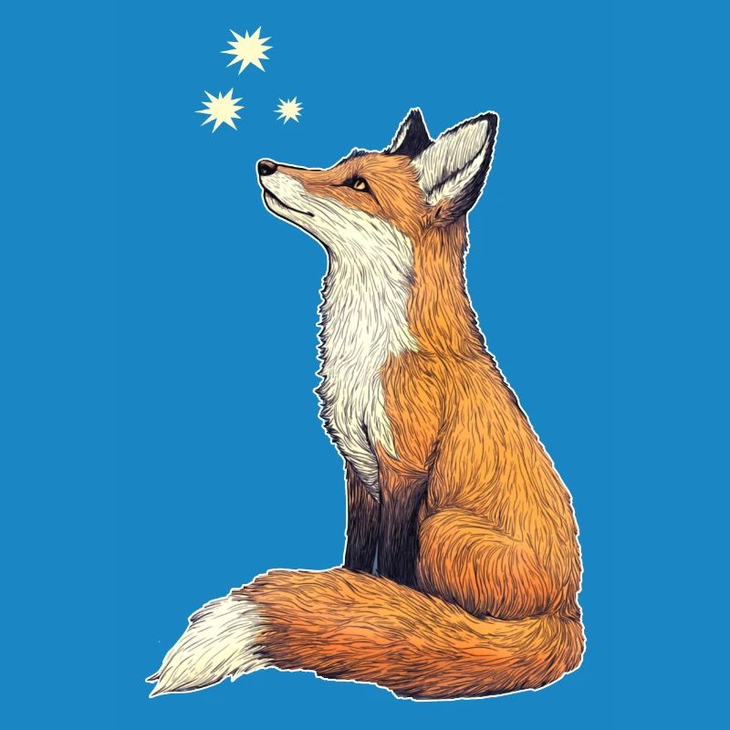 Fuchs mit Sternen