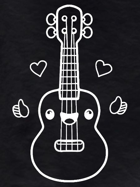 Ukulele Comic Look