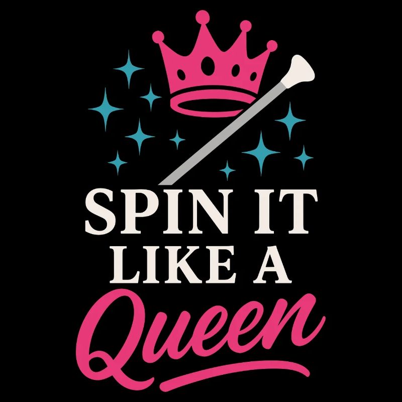 Bâton Twirler Majorette Captain Squad Club