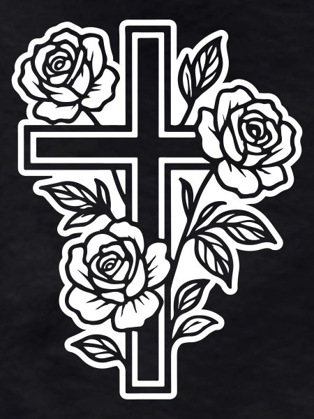 Cross Symbol Flowers