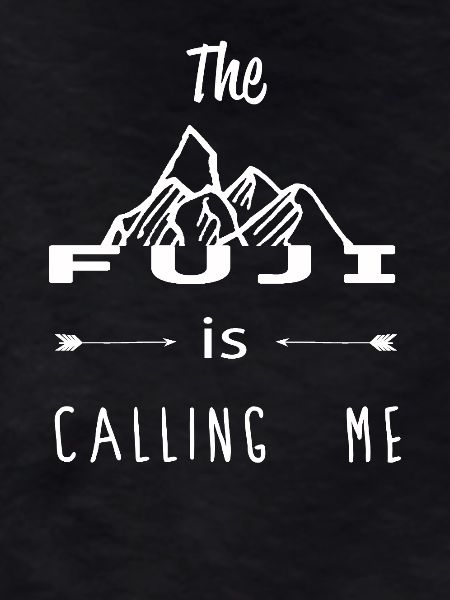 The Fuji is calling me