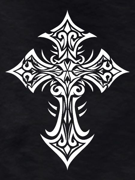 Ornate Celtic Cross Flourish