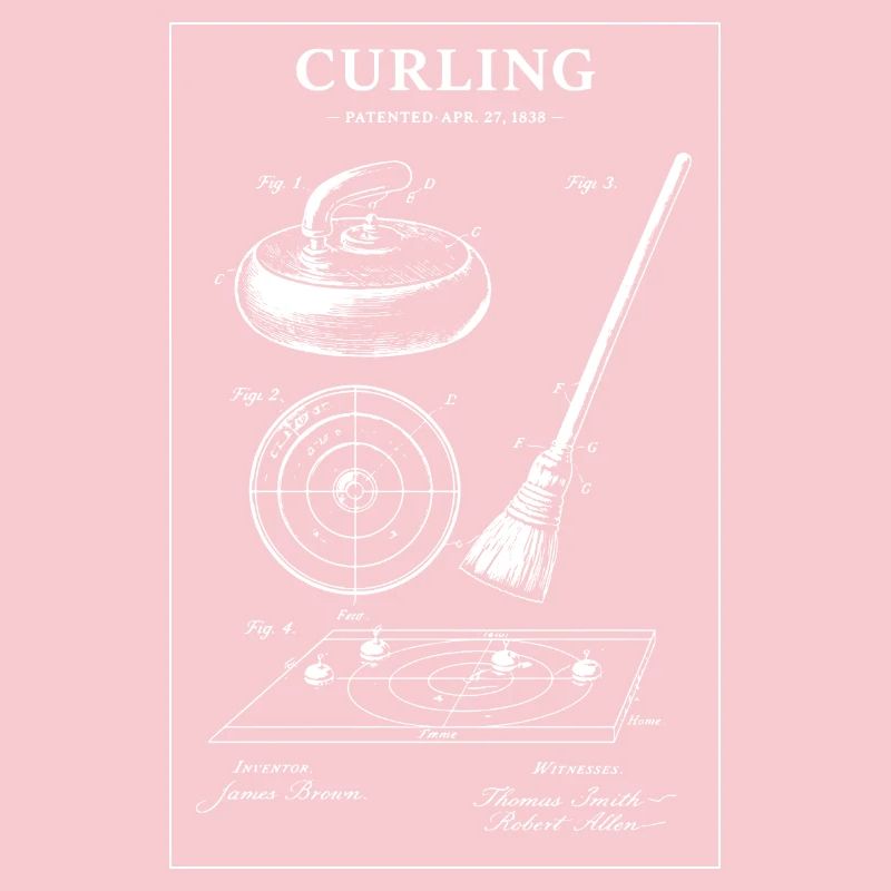 Illustrations de plans de curling