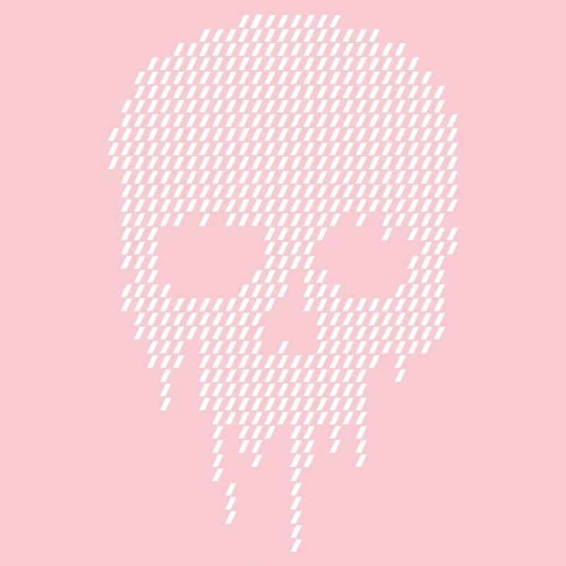 Crâne de Pixel Dégoulinant