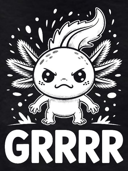 Winged Grump Axolotl