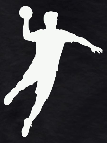 Handball Silhouette Ball
