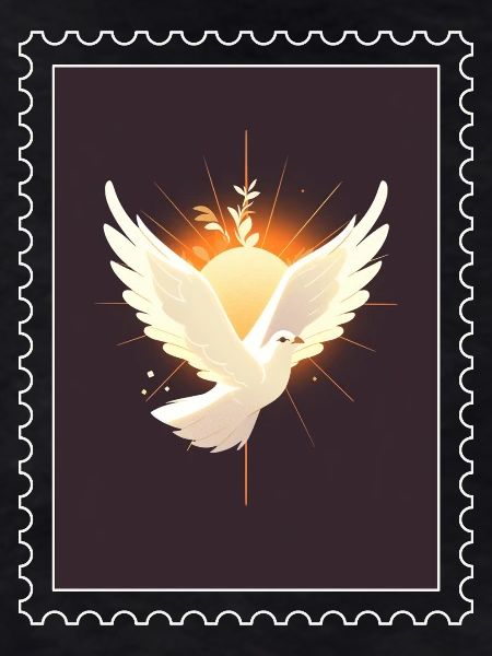 "Dove of Peace" stamp