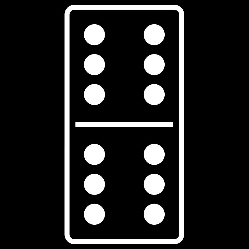 DOMINO STONE 6:6 - VARIABLE COLOR - VECTOR DESIGN!