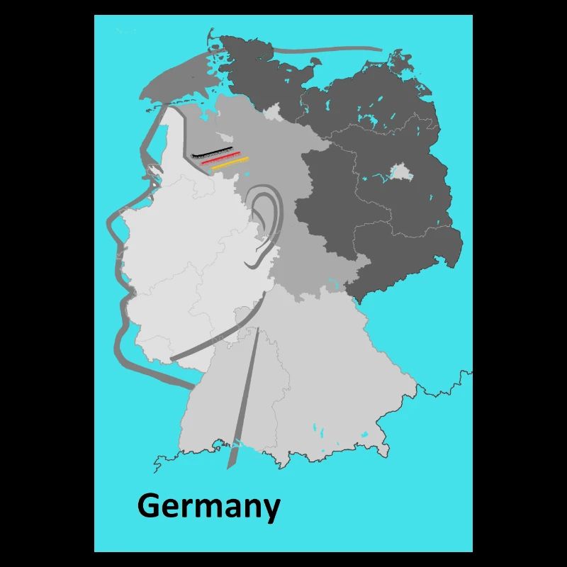 Germany Gradient Map