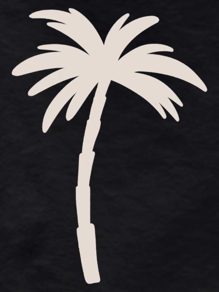 Tropische Palmensilhouette