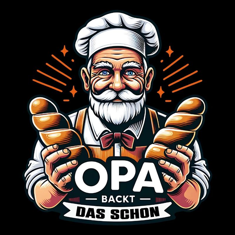 Opa backt das schon - Bäcker mit Broten