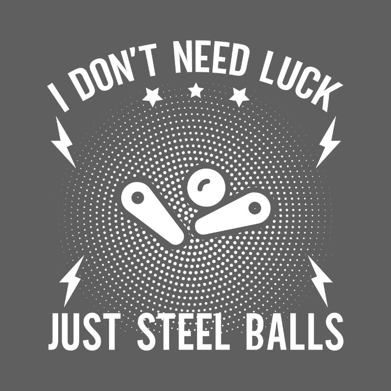 Les joueurs de flipper aiment les boules d’acier Idée de flipper