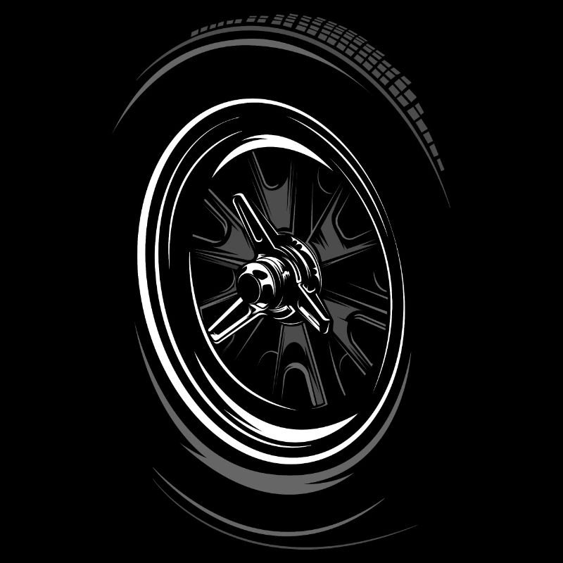 oldtimer Racing Räder Auto Klassiker Felgen Symbol