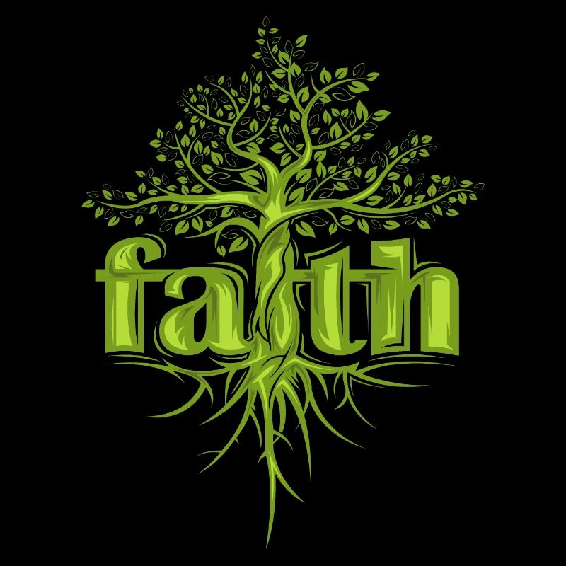 Glaube Baum Hoffnung Motivation Wald Symbol icon