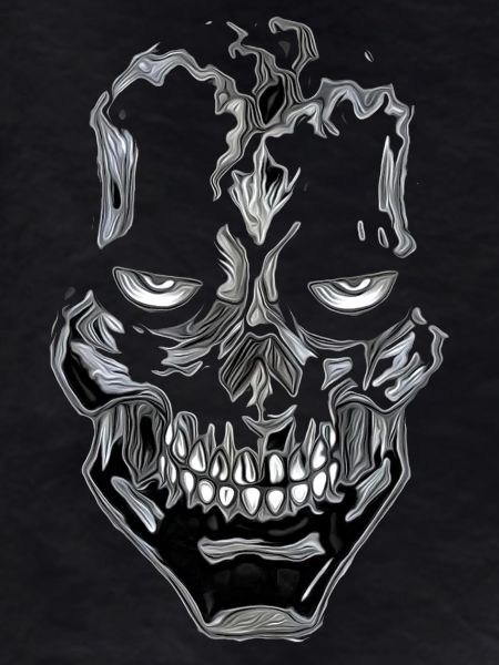 Skull Shine Gothic Skull