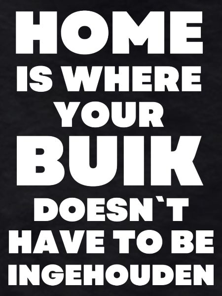 home is where your belly