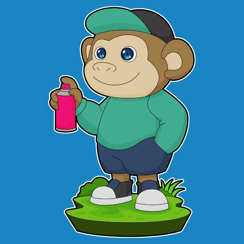 Monkey Sprayer Spray Can