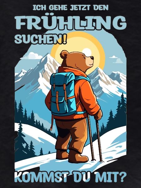 Bear looking for spring