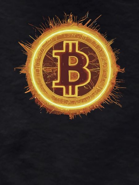 Feuriger Bitcoin Solar