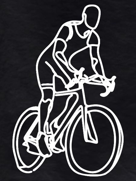 Cyclist Drawing