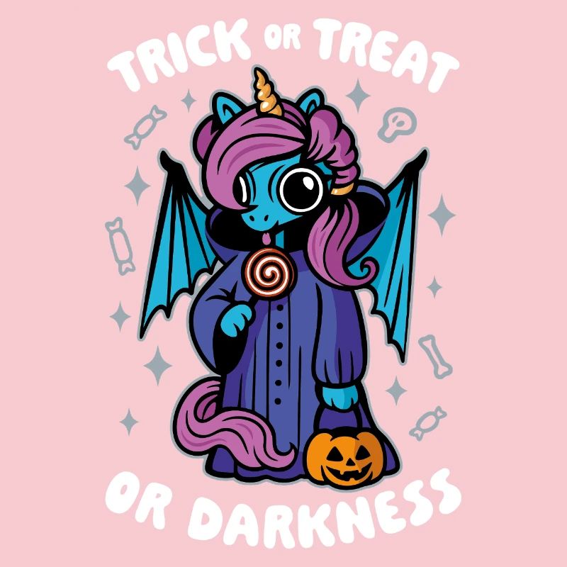 Dunkles süßes Einhorn - Süßes oder Saures oder Dunkelheit