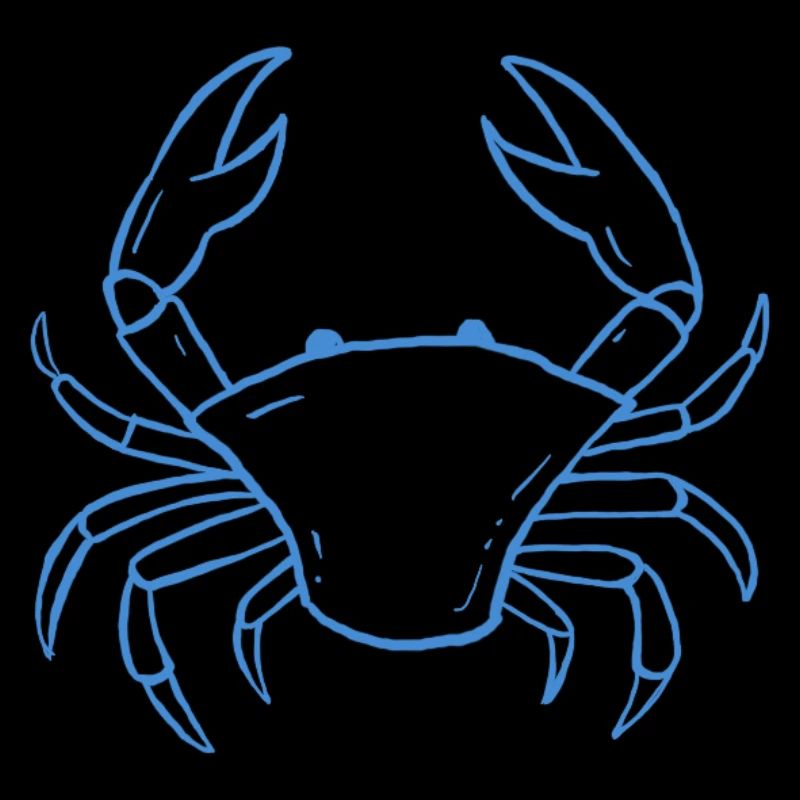 Blue Crab Line Art