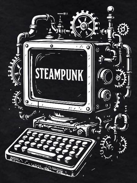 Steampunk Computer Gearwork