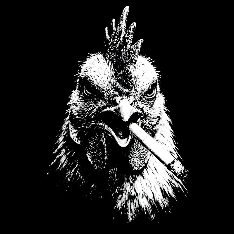 Smoking Hen Graphic
