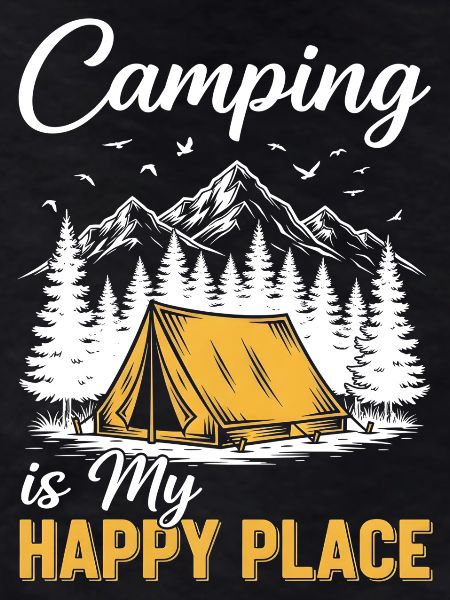 Camping is my happy place