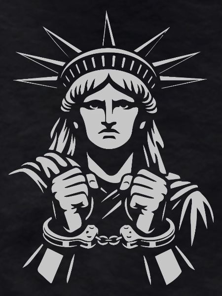 Statue of Liberty in Chains