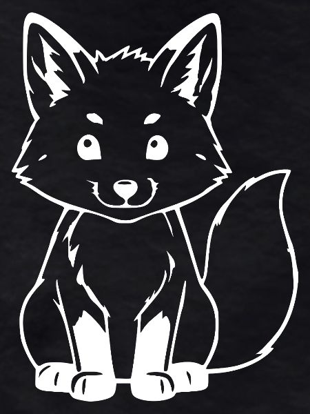 white fox gift nature lover
