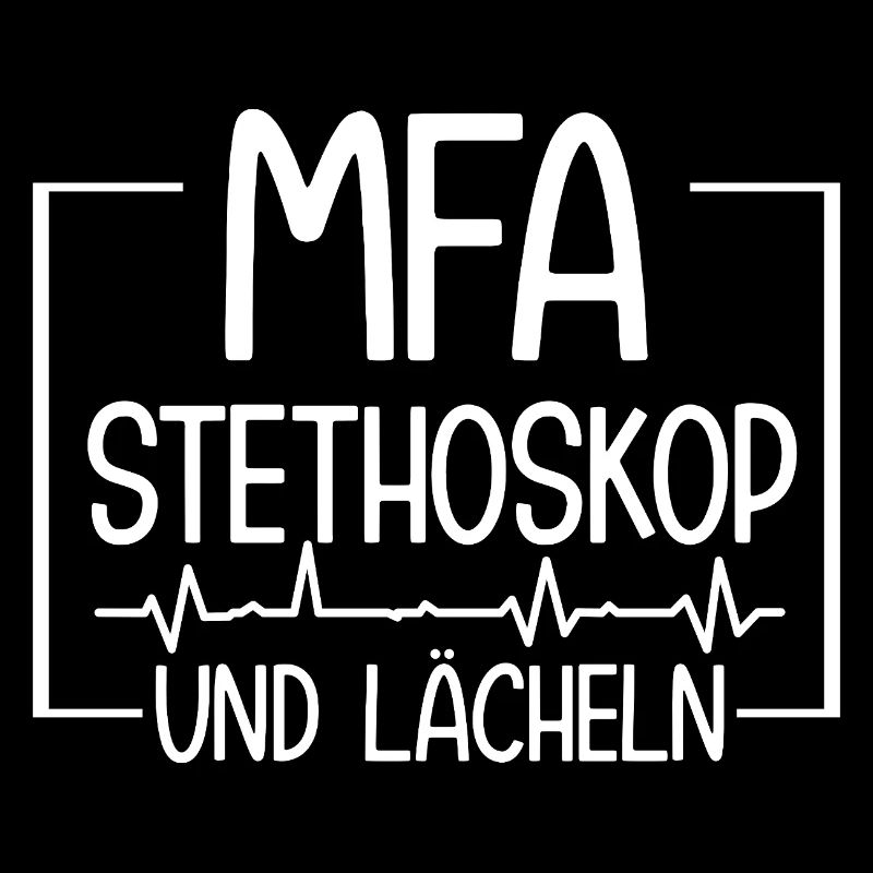 Arzthelferin Stethoskop & Lächeln MFA