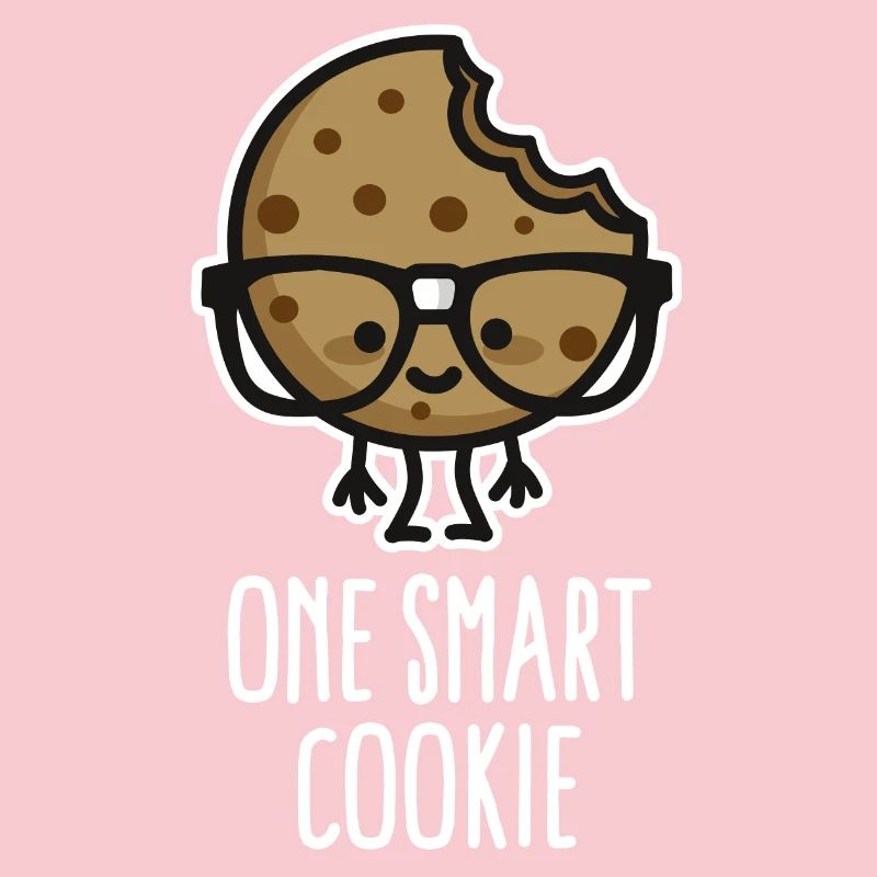 One smart cookie cute nerd geek student school fun