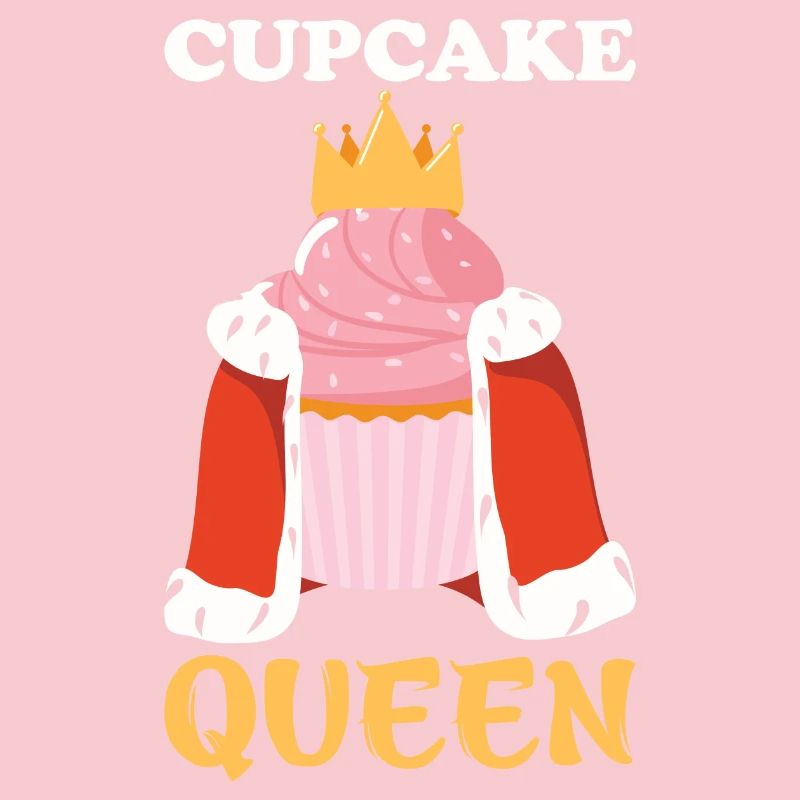 Cupcake Queen – Queen with Crown Design