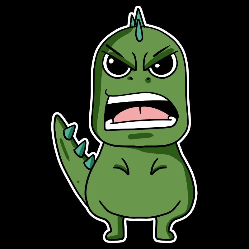Dino en colère