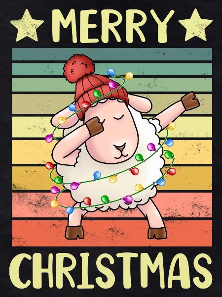 Merry Christmas Sheep