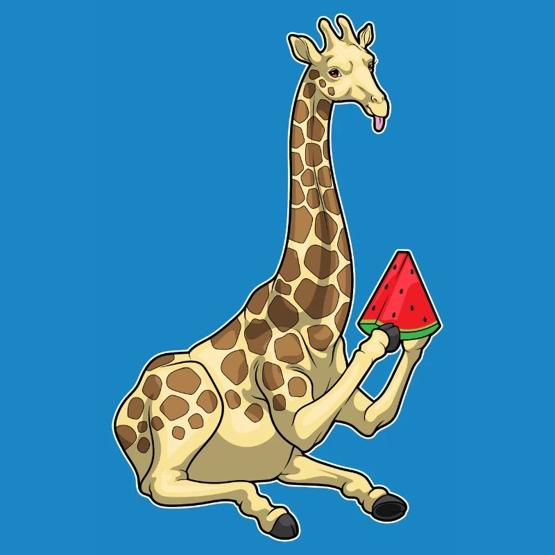 Girafe Pastèque