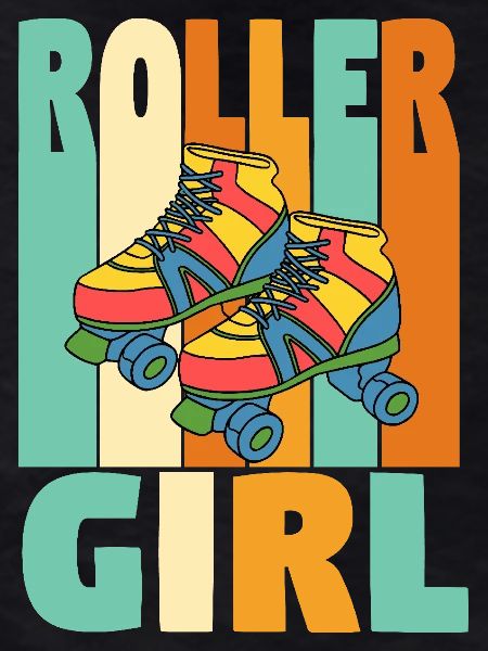 Retro Roller Girl